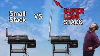 Does Stack Size Matter? How I increased airflow on the Oklahoma Joe's offset smoker