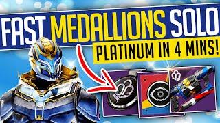 Destiny 2 | FASTEST SOLO FARM! Easy Platinum Medals EVERY 4 Minutes! - MUST SEE!