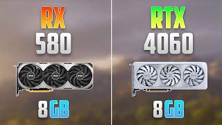 RX 580 vs RTX 4060 - How BIG is the Difference?