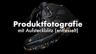 Produktfotografie mit Aufsteckblitz (entfesselt) | Photoshop by muenter media