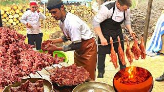 BIG EARTH TANDOOR | Every day 300 kg of beef and 200 kg of mutton | Andijan HOMELAND of BABUR