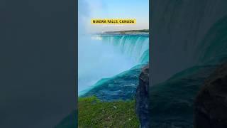 Top view of the stunning Niagara Falls in Canada  #NiagaraFalls #Ontario #Canada