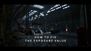 How to Fix the Exposure value Min & Max in UE 5