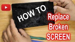 How to fix replace broken Nexus 7 gen2 tablet screen and digitizer