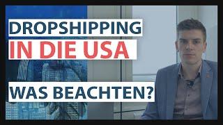 Dropshipping in die USA - was muss ich beachten?