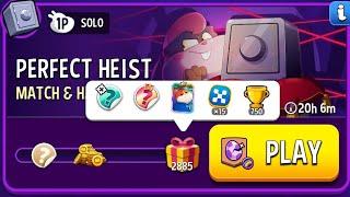 match & hatch rainbow perfect heist solo challenge | match masters | match & hatch solo