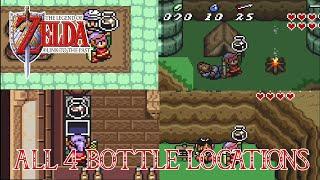 All 4 Bottle Locations Guide - The Legend of Zeldan A Link to the Past