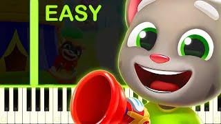 TALKING TOM BLAST PARK THEME - EASY Piano Tutorial