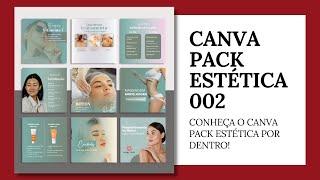 Canva Pack Estética: Posts Profissionais Editáveis