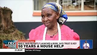 50 years a house help. Victoria Meme has worked at Author Mailu’s home since 1974