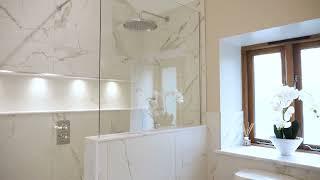 His & Hers Luxury Shower Room with Bespoke Twin Vanity Unit | NBK Bathrooms & Kitchens