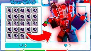 OMG!!  I TRADED HYPER UTS in 10 MINUTES!! Toilet Tower Defense #roblox