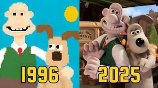 Evolution of Wallace and Gromit videogames 1996-2025