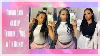 BROWN SKIN  MakeUp Tutorial | Vibe w Tee Brixton