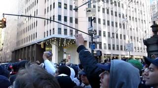 The 2009 New York Yankees World Series Parade: "Let's Go Yankees" chant