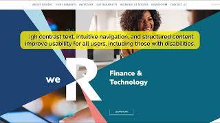 Rogers Group's website Visual Design Analysis