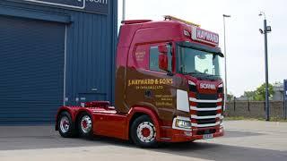 Hayward Transport Scania 500S repainted by Keltruck in heritage livery