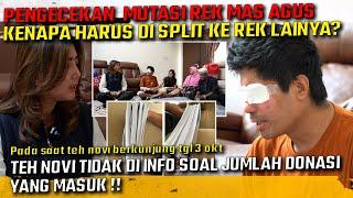 KENAPA TEH NOVI TIDAK DI INFO SOAL JUMLAH DONASI YG SUDAH MASUK PD SAAT TEH NOVI  KE RUMAH MAS AGUS?