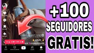 Como GANAR + 100 SEGUIDORES RÁPIDO EN TIKTOK SIN SEGUIR A Nadie EN AUTOMÁTICO