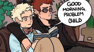 I like you! *gives you wholesome ineffable husbands being cute* (Good Omens)