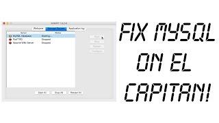 Why MySQL won't start on OS X 10.11 El Capitan, and how to fix it (XAMPP)
