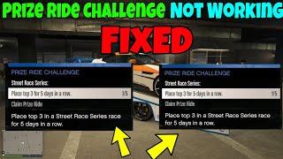 Prize Ride Challenge NOT WORKING *FIXED* GTA Online