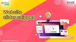 How to Use Website Slider Snippet | Module In Odoo .