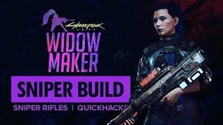 Widowmaker | Cyberpunk 2077 Sniper Build | VERY HARD