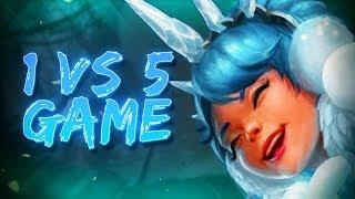 Scylla Mid: BASICALLY A 1v5 GAME - Smite