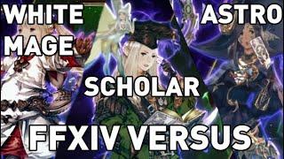 FFXIV VERSUS: White Mage vs Scholar vs Astrologian (Healer VERSUS, Shadowbringers Edition)