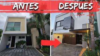 NUEVO LOOK a esta FACHADA  Remodelación ANTES y DESPUES ️