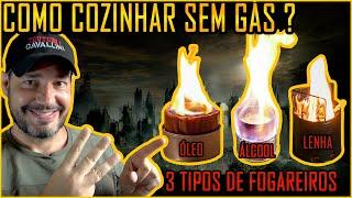 3 Fogareiros pra Fazer com Coisas que Vc tem em Casa!