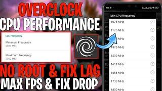 Overclock Performance For Android Without Root || Optimize FPS & Optimize Performance