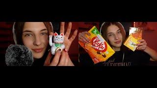 ASMR Chinese New Year Feast  Crunchy Cookies, Pocky & Tea Relaxation