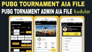 Pubg Tournament App Aia File + Admin App Full Guide Full Tutorial Technical Shiv Technicalshiv