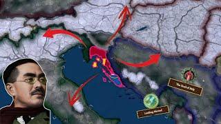 Fiume - TimeLapse - Hearts Of iron 4 - Red Flood