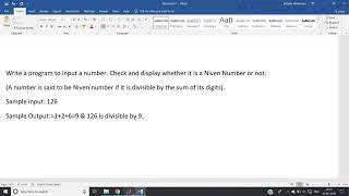 Harshad /  Niven number /JOY-GIVER in MATLAB  using concept of Digit Extraction