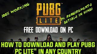 How to download Pubg Lite Pc and play for all Countries (Hindi)