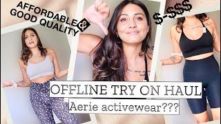 Offline Try on Haul: Aerie's activewear line!