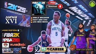 RELEASED! ⭕ NBA2K20 updated to NBA2K25 JUMPMAN 16  NEW UPDATE | NEW CITY JERSEY • with FIBA | PBA