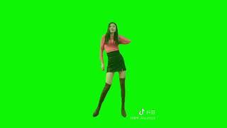 green screen cewek goyang