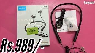 Unboxing | Soundcore R500 by Anker | wow neckband with premium built | 10mm drivers #Techpoke!