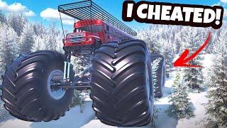 I Used a BUS MONSTER TRUCK to Tame the Hardest Map in Snowrunner Mods!