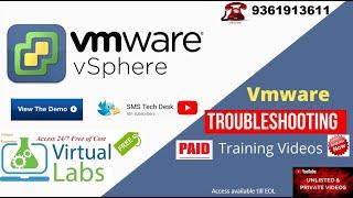 VMware Advanced Troubleshooting Videos | VMware Training