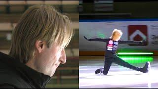 "Jump decisively, and that's it!" Evgeny Plushenko trains his son