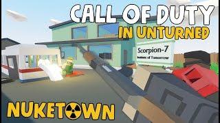 CALL OF DUTY in Unturned! (Nuketown Team Deathmatch)