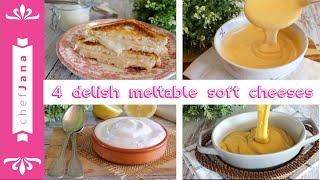 4 OF MY FAVORITE GOOEY MELTABLE SOFT VEGAN CHEESES!