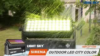 LIGHTSKY Outdoor LED City Color- SIRENA 48pcs x 15W