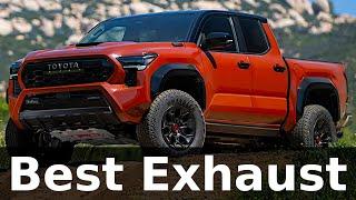 Best Exhaust Upgrade for 2024+ Toyota Tacoma 2.4L I4 Turbocharged - Sound Comparison