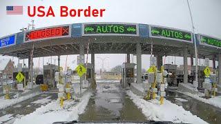 USA Border Crossing from Canada by Car  Buffalo Peace Bridge U.S. Customs Border